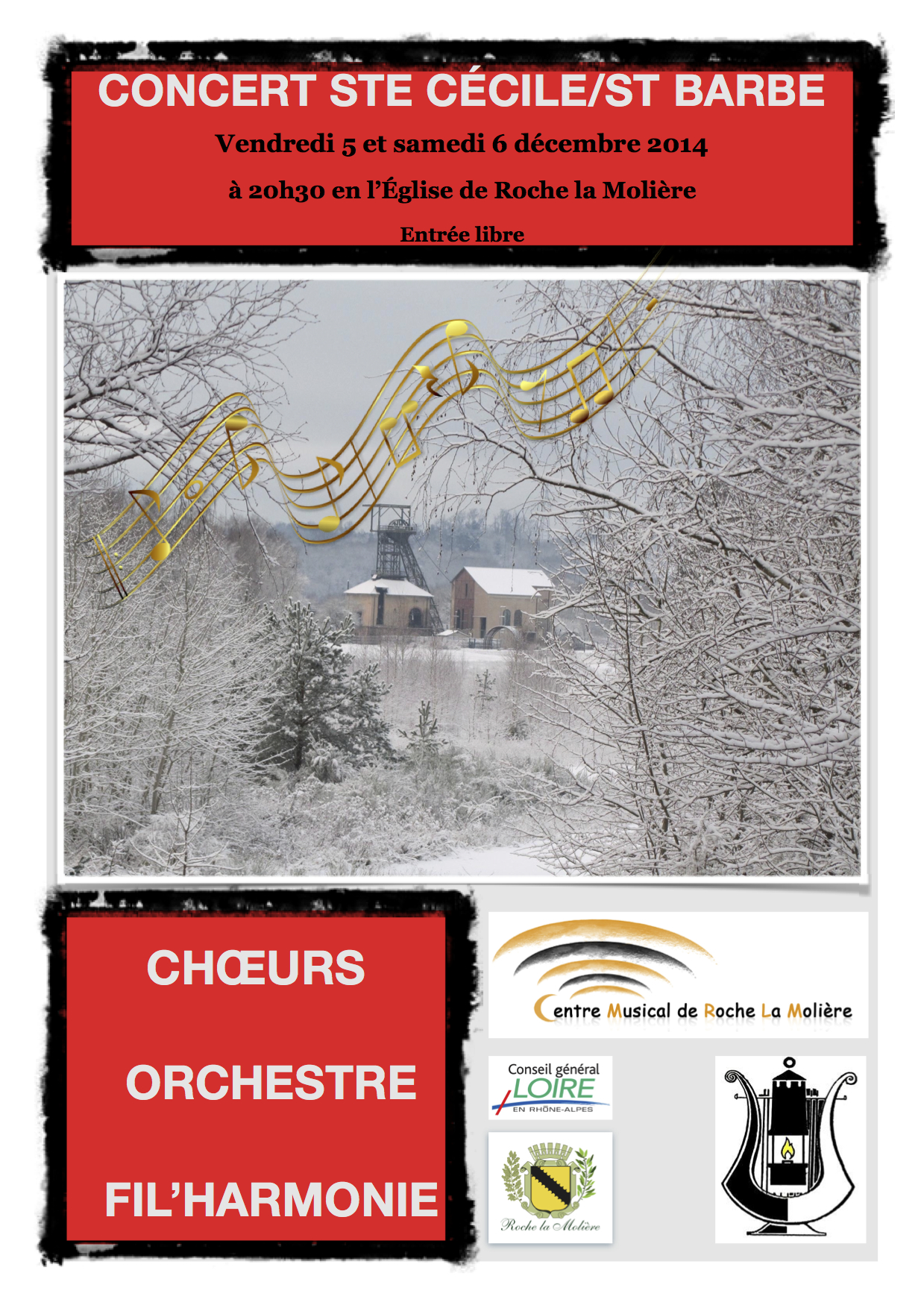 Affiche Ste Cécile 2014