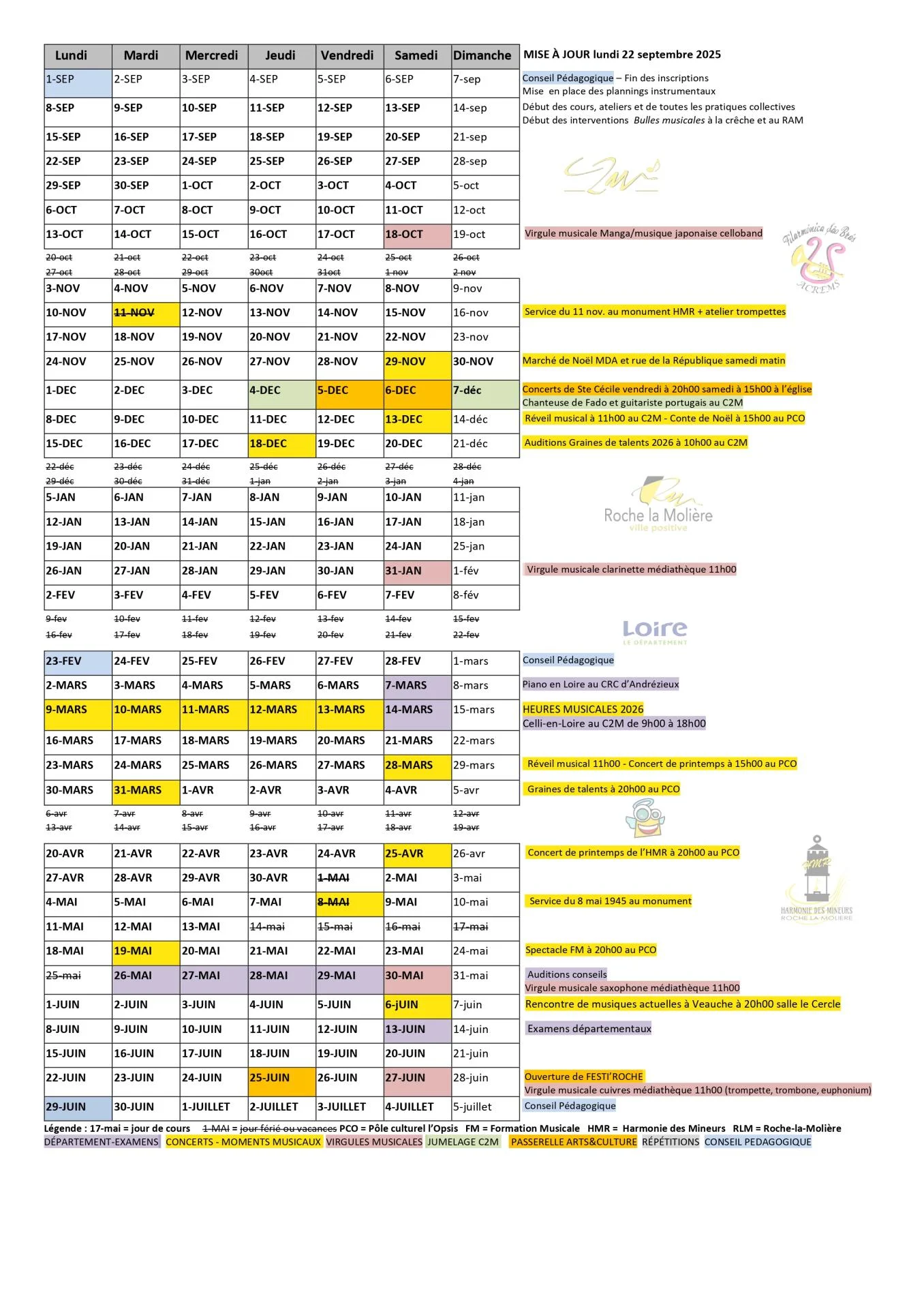 Calendrier 2026 c2m page 2